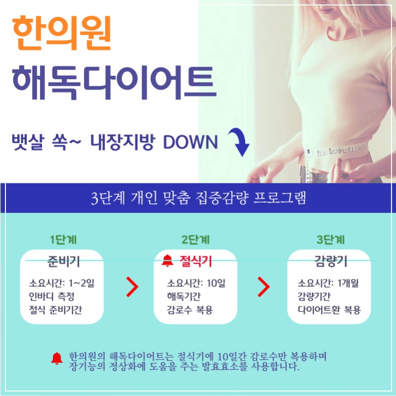 해독 디톡스로 건강하게 체중감량하세요!!
