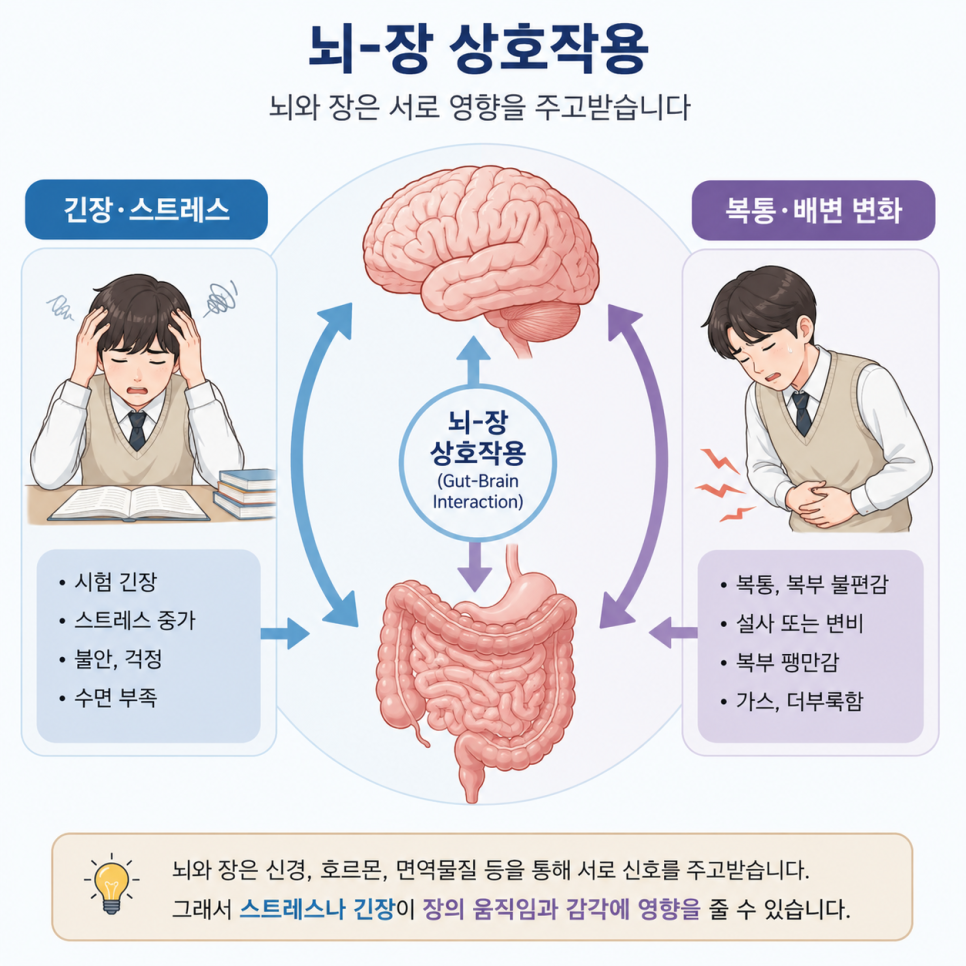 스트레스와 장의 뇌-장 상호작용