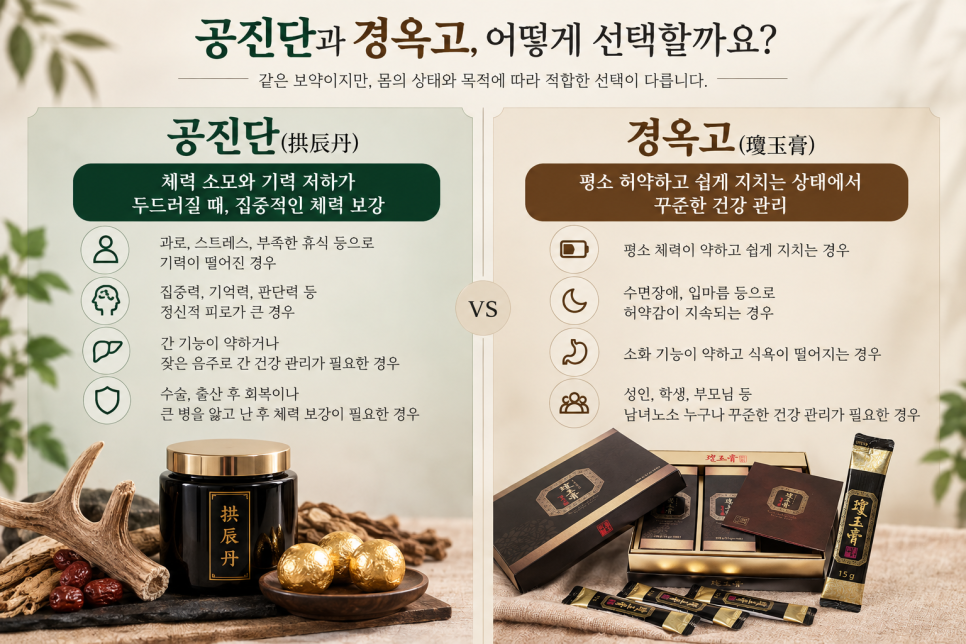 노원 공진단 경옥고, 두 보약은 어떤 차이가 있을까요? 관련 이미지 3