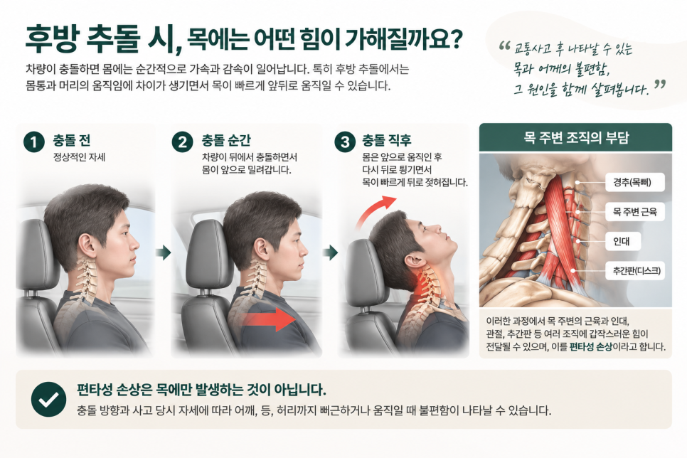 은행사거리 교통사고, 사고 당일에는 괜찮았는데 다음 날 아픈 이유는? 관련 이미지 2
