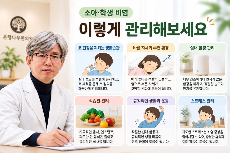 은행사거리 소아·학생 비염, 코를 자주 훌쩍이고 입을 벌리고 잔다면? 관련 이미지 5